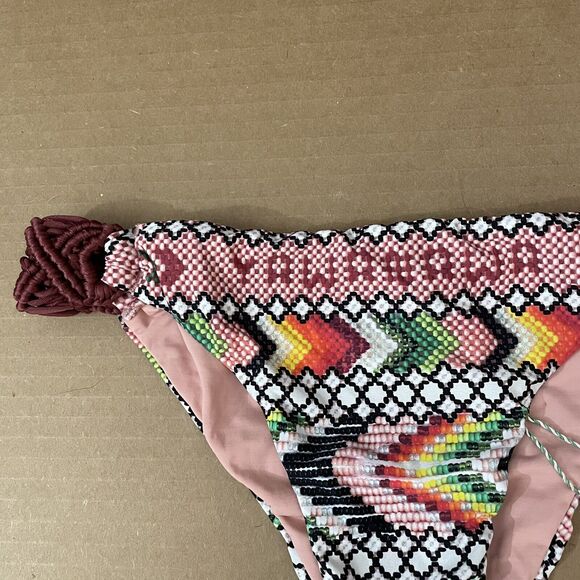 Farm Rio Amulet Yawanawa Beach Swim Summer Bikini Bottom NWT Size S - Picture 4 of 7